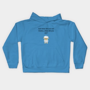What did you see Clarice? Kids Hoodie